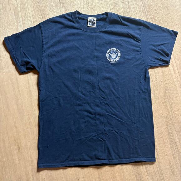 Old Guys Rule Navy Blue "Hangin' Loose" Graphic T-Shirt (Size L) - Picture 3 of 6